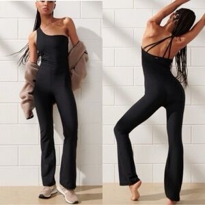 YPB sculptLUX One-Shoulder Full-Length Jumpsuit/Onesie